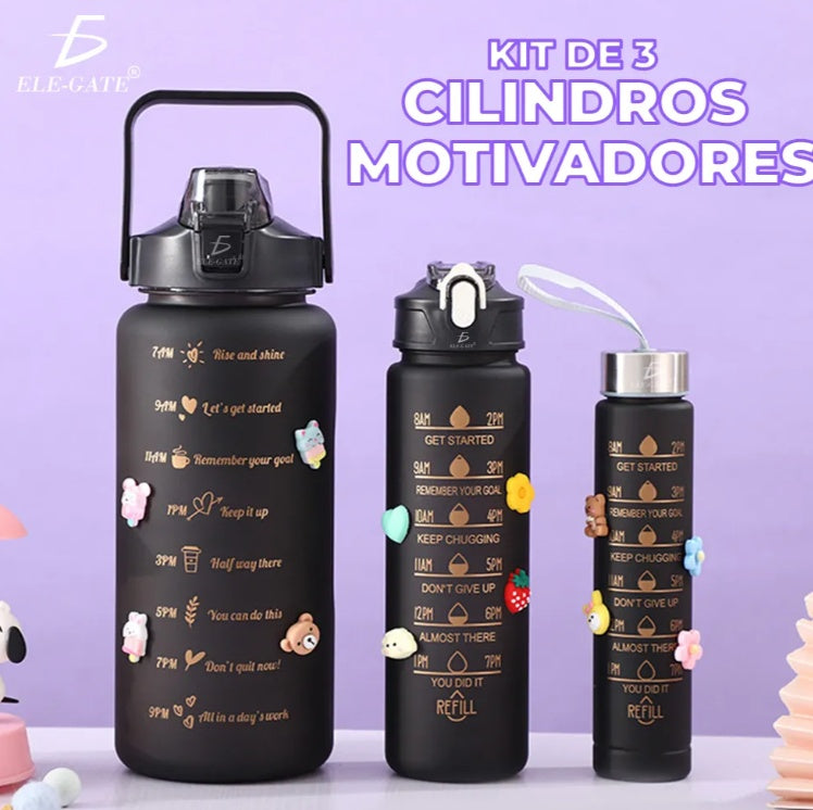 Motivational Glass Bottle For  Gym,Buy 1 get 2 Pieces free